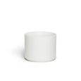 White Cylinder Planter
