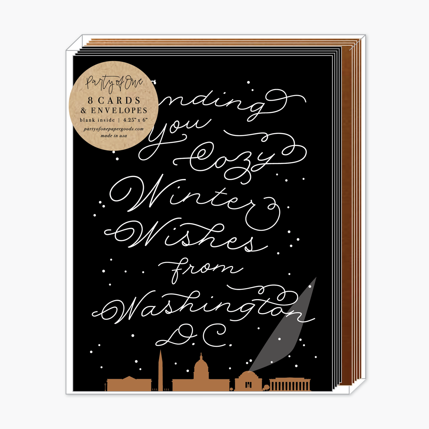 Cozy Wishes from Washington DC Card Set