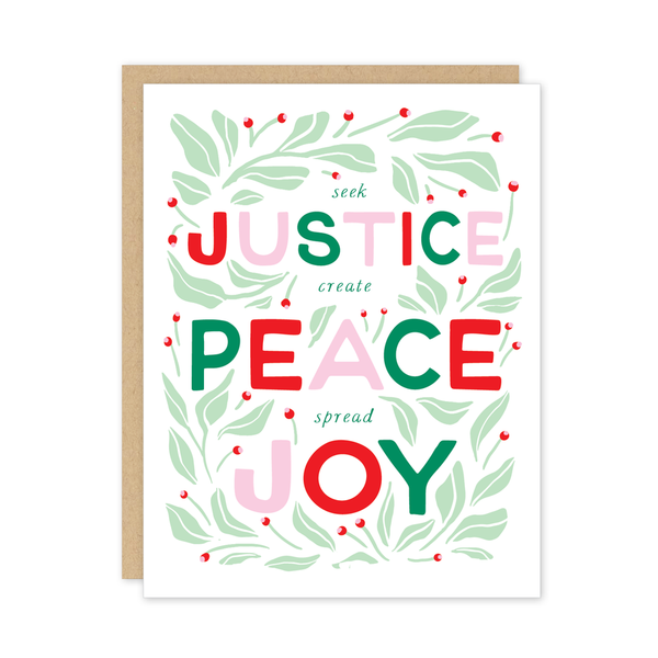 Justice Christmas Card