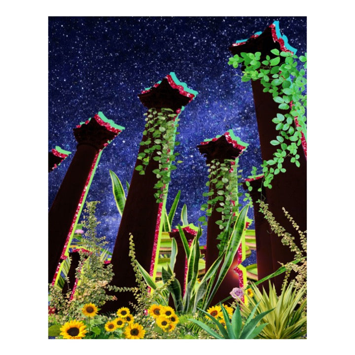 Pillar Plants Print