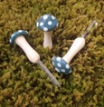 Glass Mushroom Stake