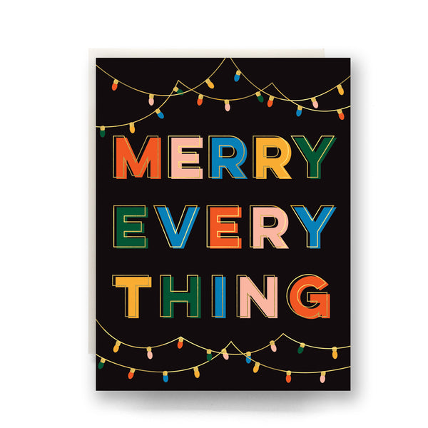 Lights Merry Everything Card